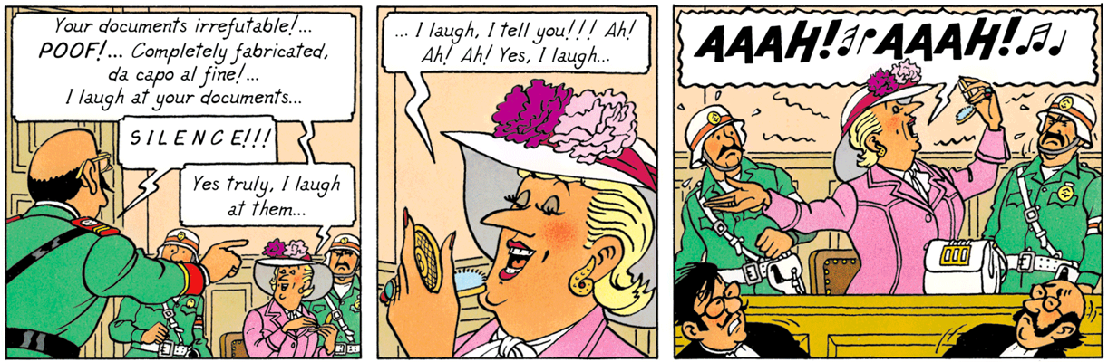 La Castafiore dans Tintin et les Picaros